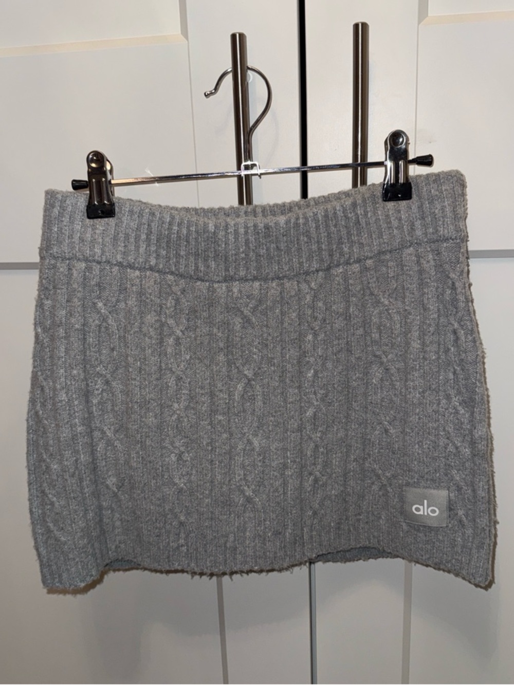 ALO Yoga Cable Knit Winter Bliss Mini Skirt